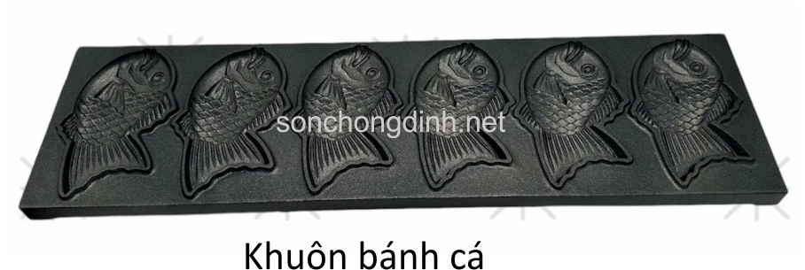 PHỦ CHỐNG DÍNH KHUÔN BÁNH CÁ